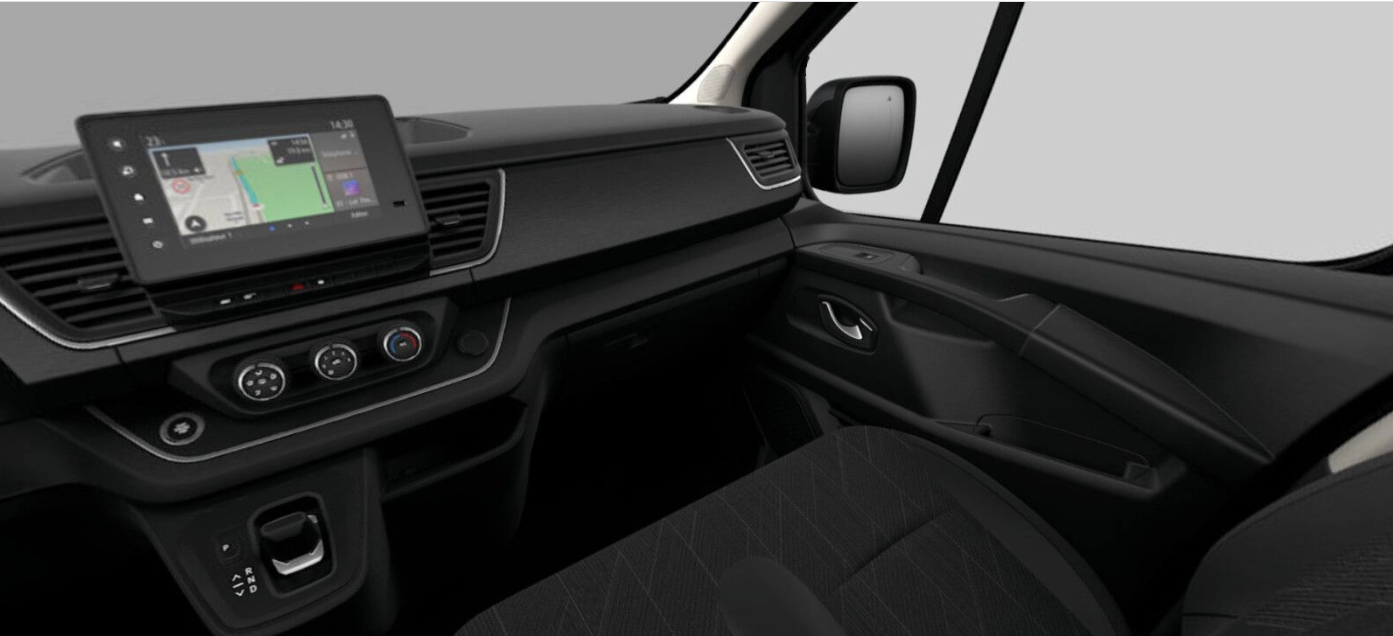 Renault Trafic – wnętrze od strony pasażera